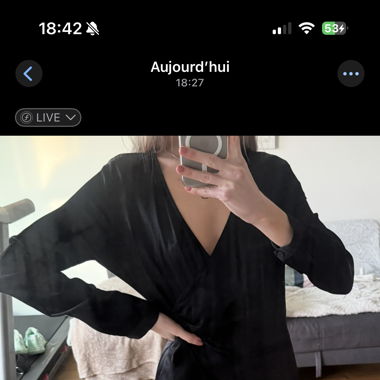 Robe noire portefeuille 