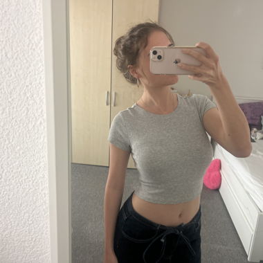 shirt gris-croptop