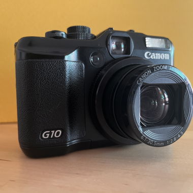 Caméra Canon G10 avec capteur CCD et zoom, appareil photo de voyage Y2K