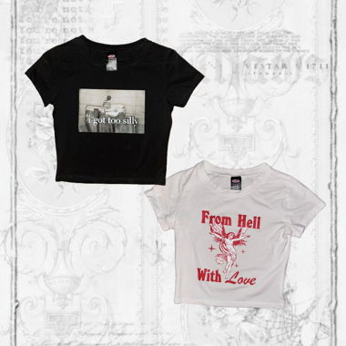 Multipack Cropped Baby Tee‘s by CherryKitten