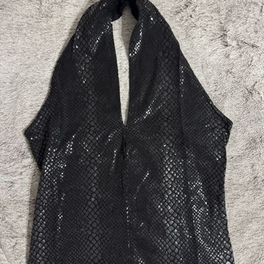Top a collo con effetto snake
