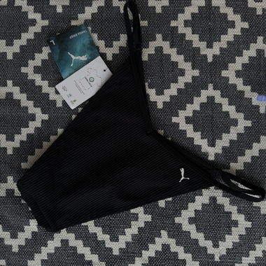 Puma Tanga Brief Bikini Unterteil Schwarz L