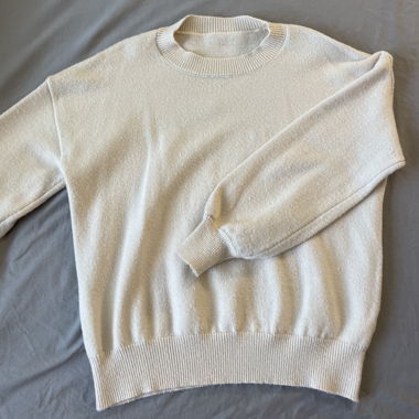 beige sweater