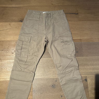Beige Cargo Pants