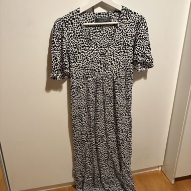 Robe longue imprimé léopard