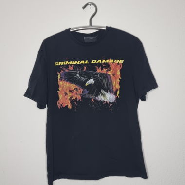 Criminal Damage Eagle Graphic T-Shirt