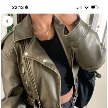 Lederjacke Zara 