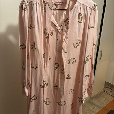 See by Chloé Pink Number Print Dress, Size 6