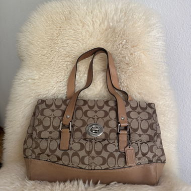 Sac besace Coach à fermeture tourniquet