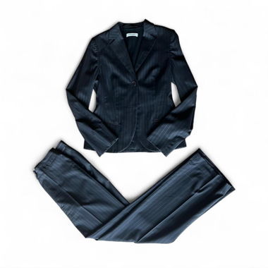 Renée lizard pinstripe two-piece suit (XS)