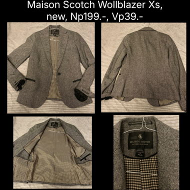 MAISON SCOTCH ÜBRGANGS-WOOL BLAZER XS, Np 199.-