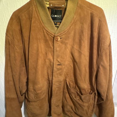 Giacca in suede QUADRO