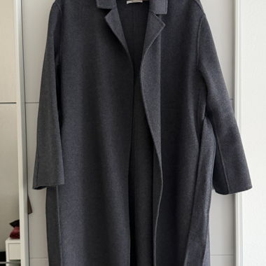 Manteau en laine gris Mango