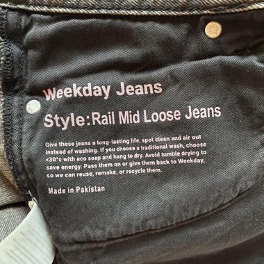 Jeans baggy grigi