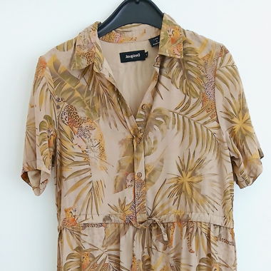Desigual Dress Long Animal Size M