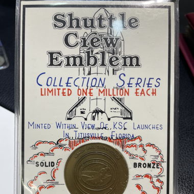 Shuttle Crew Emble Münze