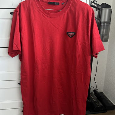 T-shirt rouge Prada XXL