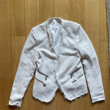 Blazer Bianco Testurizzato