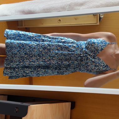 Floral dress with thin straps