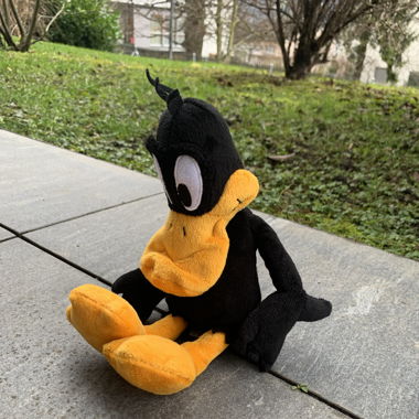 daffy duck plushie loney tunes plüschtier