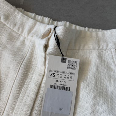 pantalon d'été ZARA XS NEUF