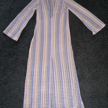 Robe de plage style Missoni, bohème, style Ibiza