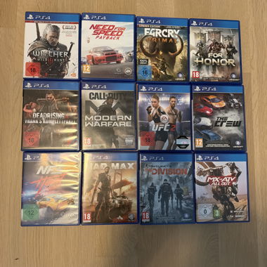 Set di 12 giochi PS4