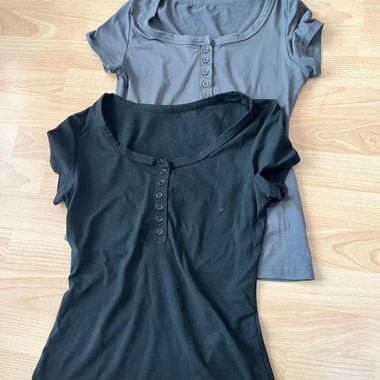 Damen Shirt mit Knopfleiste