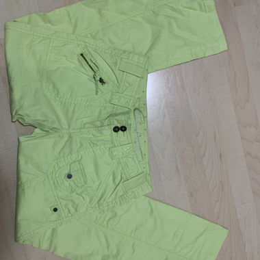 Neon Green 3/4 Cargo Pants