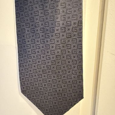 Schwarze Krawatte mit Muster