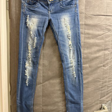 TOXIK3 Damen Skinny Jeans M/38
