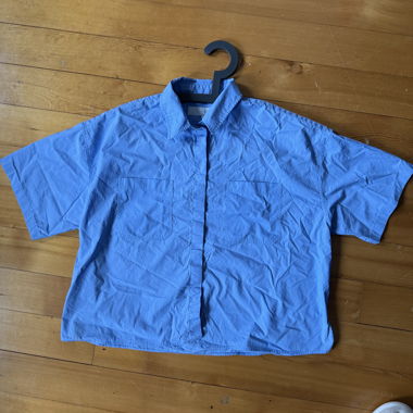Zara straight-cut shirt