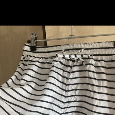 White Striped Shorts Tally Weijl 36