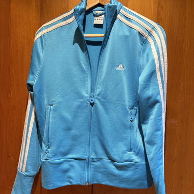 Veste d'entraînement Adidas, turquoise, taille M, excellent état !