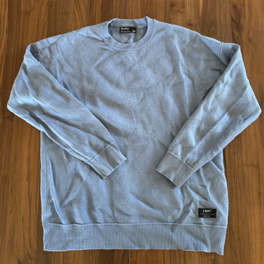 Blue knit sweater 