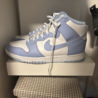 Nike Dunk High blu/bianco