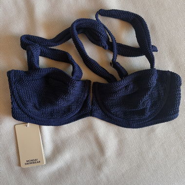 Dark Blue Bikini Top