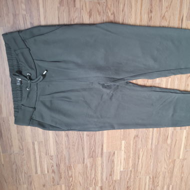 Khaki Fabric Pants