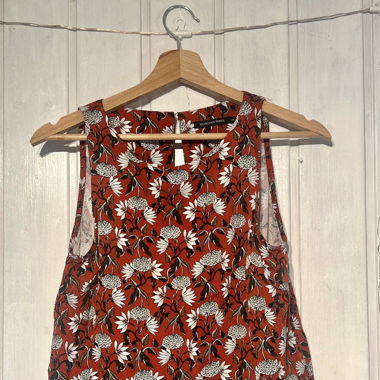 Blouse fluide à fleurs