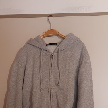 Brandy Melville crop graue Strickjacke