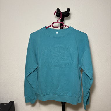 Sweat turquoise Lacoste