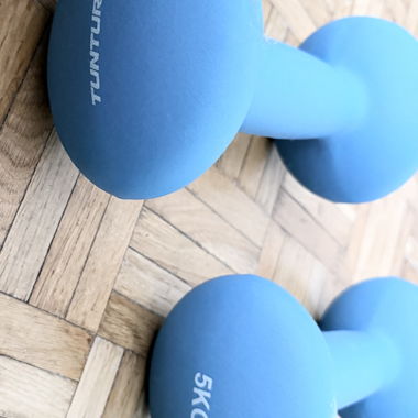 Manubri Tunturi blu 5 kg