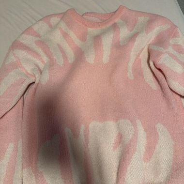 Pinker Strickpullover
