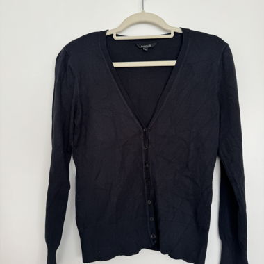 Cardigan / black vest Small