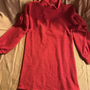 Red MNG Knit Sweater