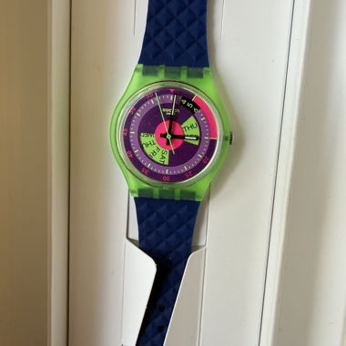 Swatch Neon Green Watch