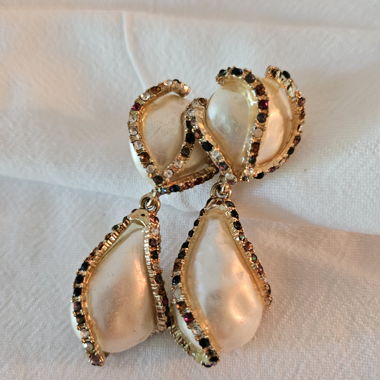 Boucles d’oreilles dorées