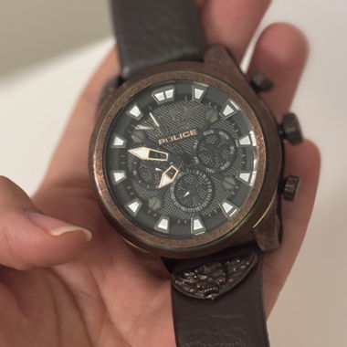 Police Brown Bracelet Watch
