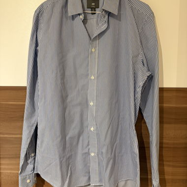 Chemise boutonnée à rayures H&M