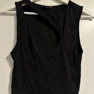 shirt with cut out